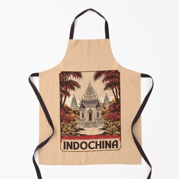Item preview, A Vintage Travel Illustration of Indochina designed and sold by GoodOldVintage.