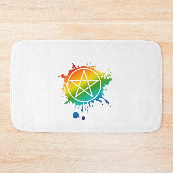 Item preview, Rainbow Pentacle designed and sold by TheMoonlightShop.