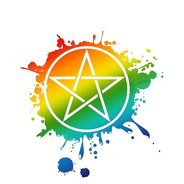 Artwork thumbnail, Rainbow Pentacle by TheMoonlightShop
