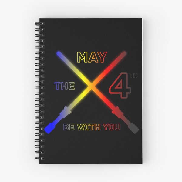 Item preview, May the 4th Be With You, Polyamory pride flag graphic, Lightsaber Rainbow colors and text graphic, May the Fourth, Space,  designed and sold by PrideBeProud.