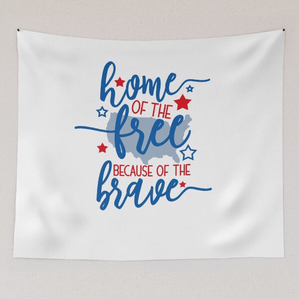 Item preview, Home Of The Free Because Of The Brave July 4th designed and sold by Andrewkgolf.