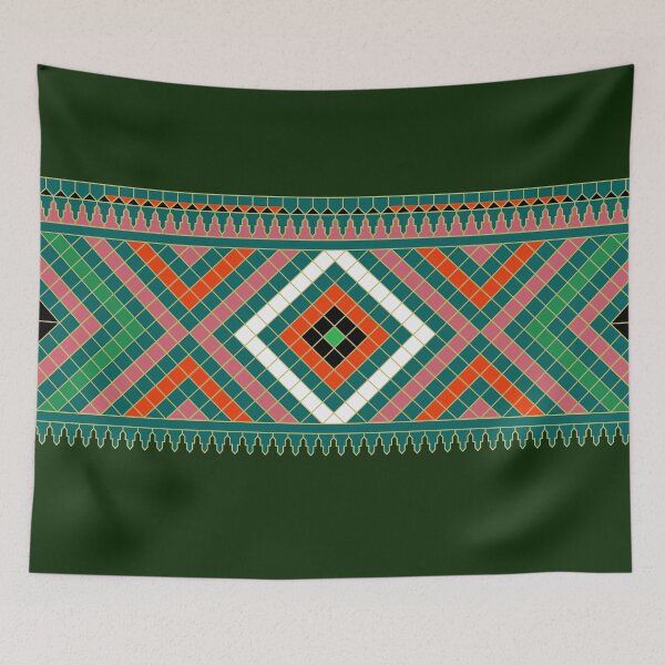 Item preview, Retro Amazigh Mosaic Ribbon Pattern designed and sold by Tarjiart.