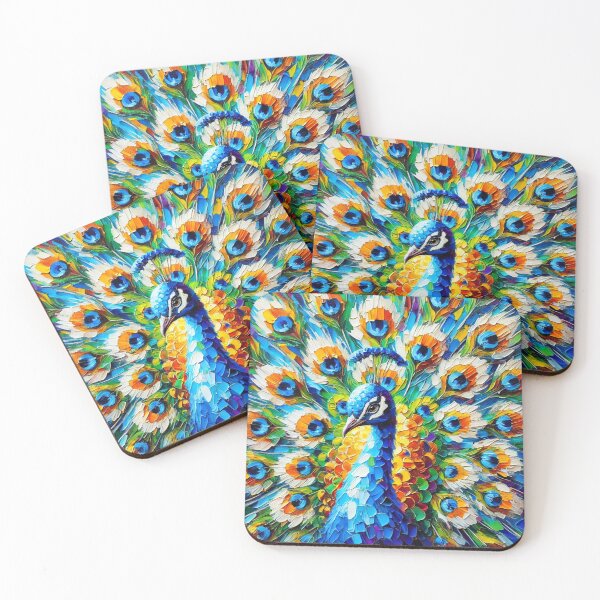 Item preview, Majestic Peacock - digital Acrylic designed and sold by Eric Nagel.