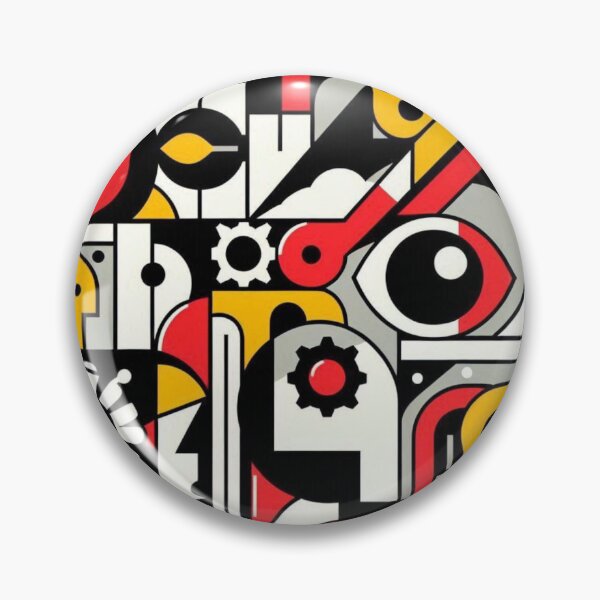 Item preview, "Bold Cubist Art – Fernand Léger Inspired Design" designed and sold by TwoDotsStudio.