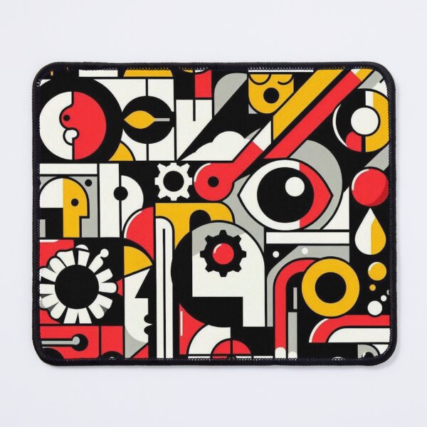 Item preview, "Bold Cubist Art – Fernand Léger Inspired Design" designed and sold by TwoDotsStudio.