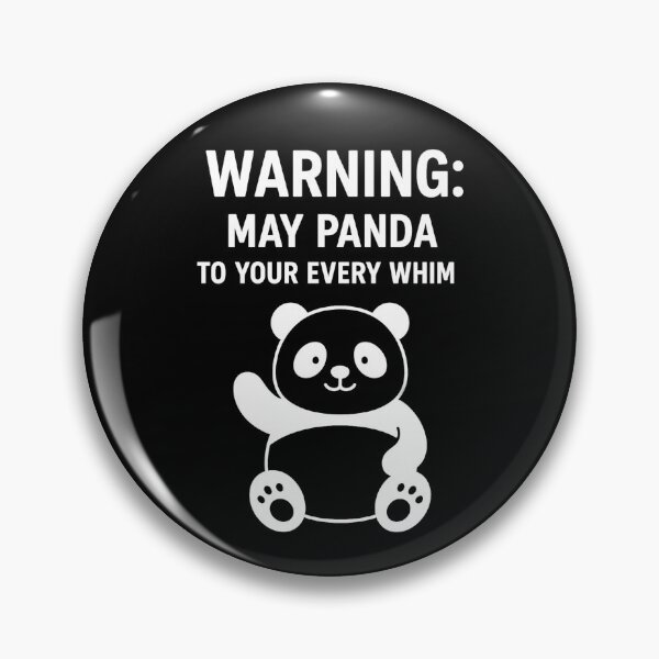 Artikelvorschau, WARNUNG: KANN PANDA AUF JEDE LAUNE SCHWARZ entworfen und verkauft von Happy Dots Studio.