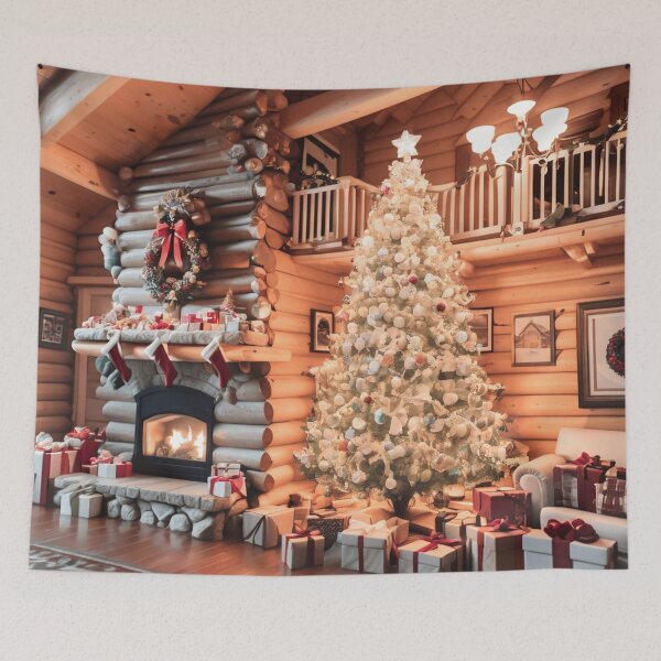 Artikelvorschau, Weihnachten in der Blockhütte entworfen und verkauft von DesignerChic111.