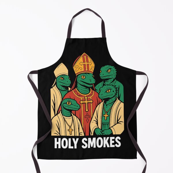 Item preview, Holy Smokes – Lizard Conclave Satire Design designed and sold by Serbin.