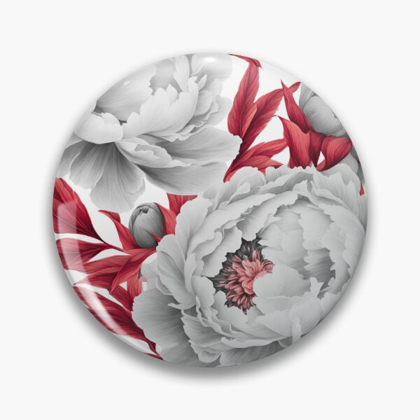 Item preview, Peony and Ruby – A Bold Blooming Harmony designed and sold by branaghbel.