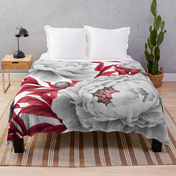 Item preview, Peony and Ruby – A Bold Blooming Harmony designed and sold by branaghbel.