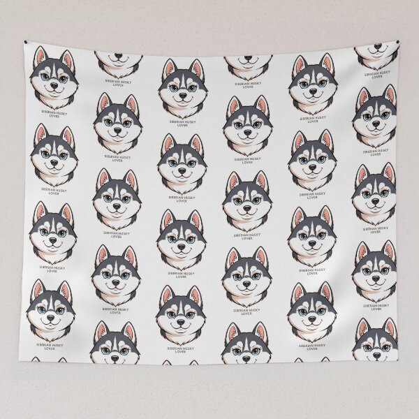 Item preview, Siberian Husky Lover – Adorable and Sassy Cartoon Style designed and sold by PromptYou.