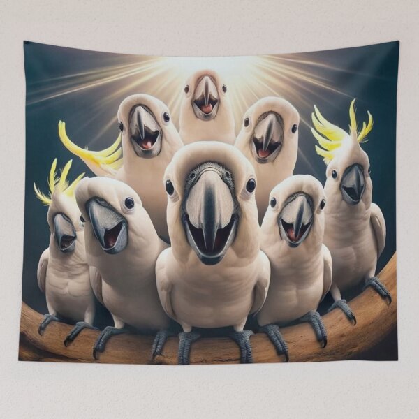 Item preview, Cheeky cockatoos – joy of life on a branch designed and sold by Eric Nagel.