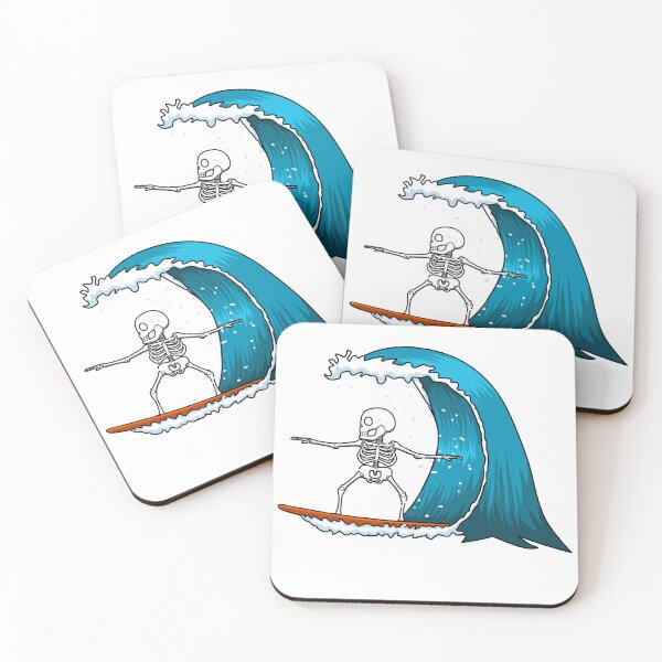 Item preview, Funny Surfing Skeleton  designed and sold by Jaudaux Designs.