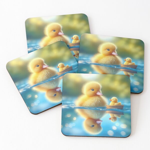 Item preview, Yellow Duckling In a Tiny Rowboat designed and sold by Maria Dryfhout.