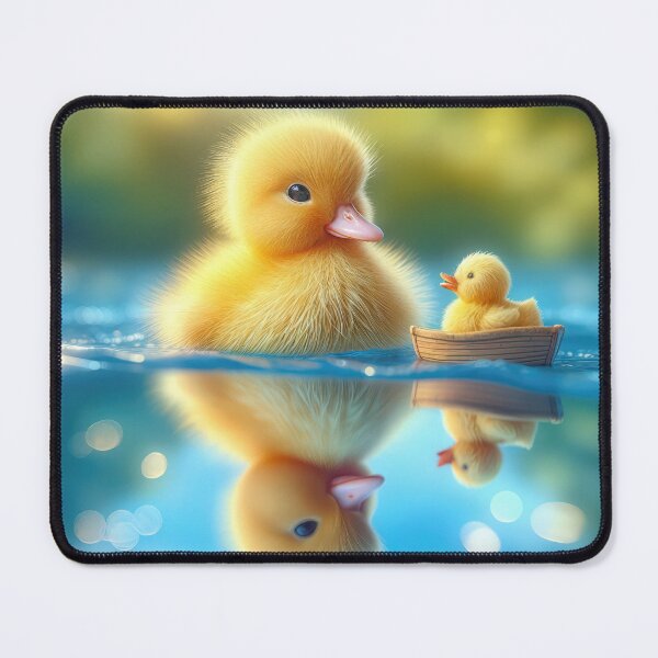 Item preview, Yellow Duckling In a Tiny Rowboat designed and sold by Maria Dryfhout.