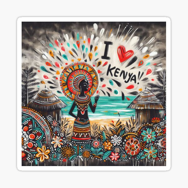Item preview, I LOVE KENYA! designed and sold by Shs-Kenya.