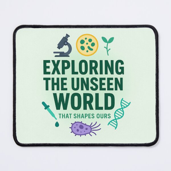 Item preview, Exploring the Unseen World That Shapes Ours – Funny Microbiologist Gift Design designed and sold by WorkBuddyGifts.