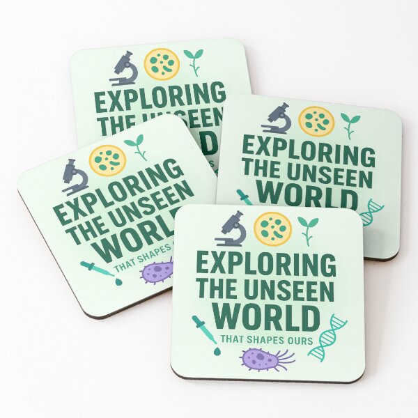 Item preview, Exploring the Unseen World That Shapes Ours – Funny Microbiologist Gift Design designed and sold by WorkBuddyGifts.
