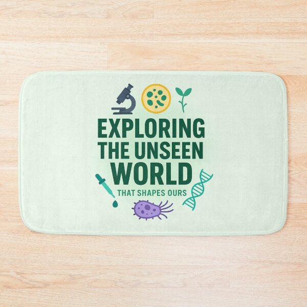 Item preview, Exploring the Unseen World That Shapes Ours – Funny Microbiologist Gift Design designed and sold by WorkBuddyGifts.