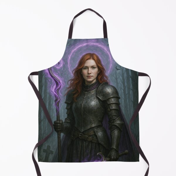 Item preview, Mystic Redhead Warrior Witch — Enchanted Sword & Cursed Forest designed and sold by DibujandoPorfa.