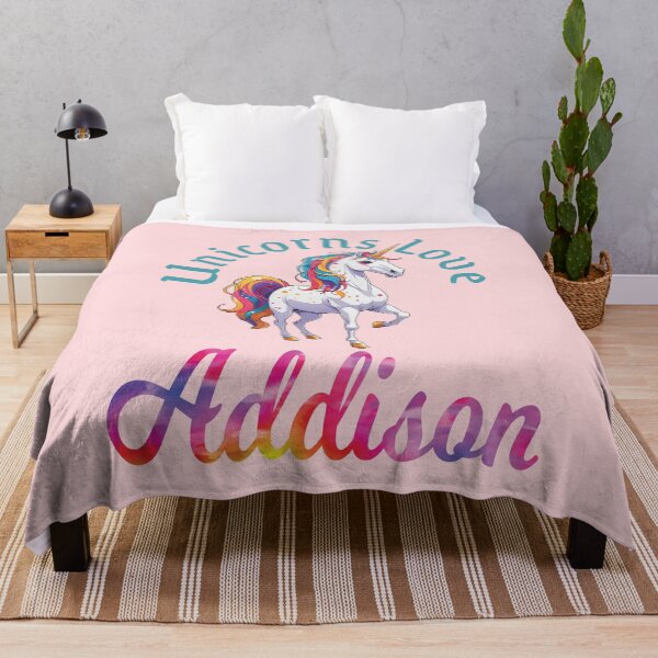 Item preview, Unicorns Love Addison designed and sold by ComicKitsch.