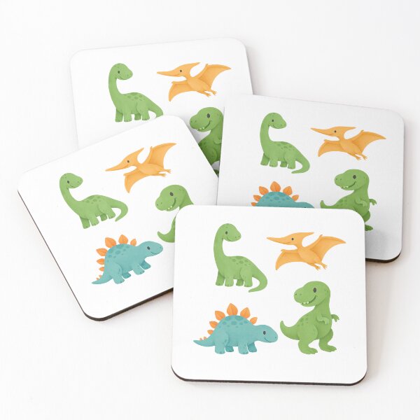 Item preview, Adorable Cartoon Dinosaurs – Cute Prehistoric Friends Design designed and sold by 32BlackRoses.
