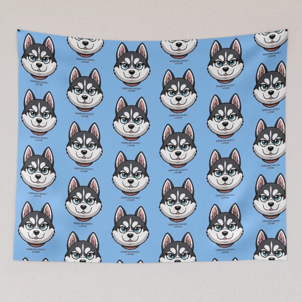 Item preview, Siberian Husky Lover – Adorable and Sassy Cartoon Style designed and sold by PromptYou.