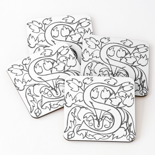 Item preview, Decorative Dropcap Typography Letter S designed and sold by HawthorneFlame.