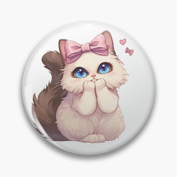 Item preview, Cute cartoon kitten designed and sold by Stickermagician.