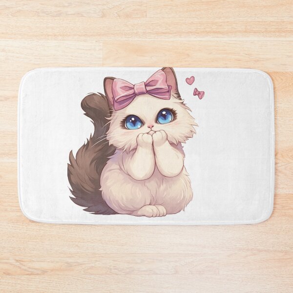 Item preview, Cute cartoon kitten designed and sold by Stickermagician.