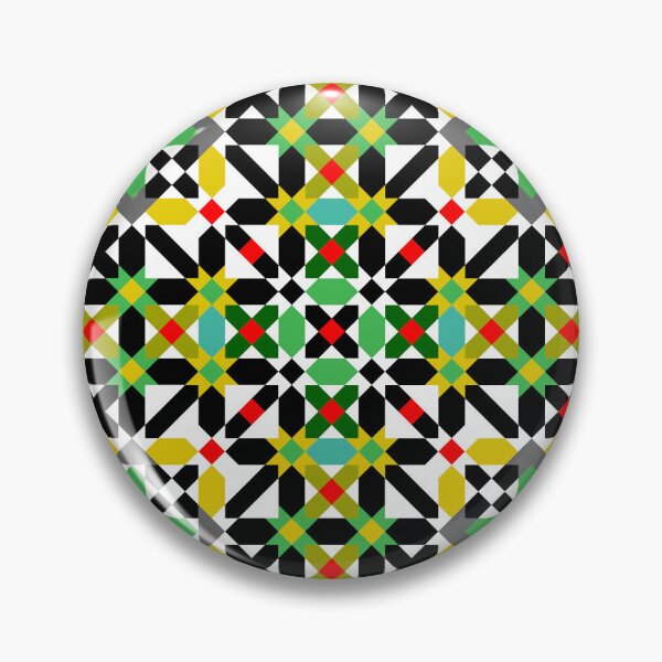 Item preview, Vibrant Multicolored Geometric Mosaic Pattern designed and sold by Tarjiart.
