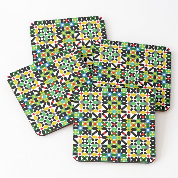 Item preview, Vibrant Multicolored Geometric Mosaic Pattern designed and sold by Tarjiart.