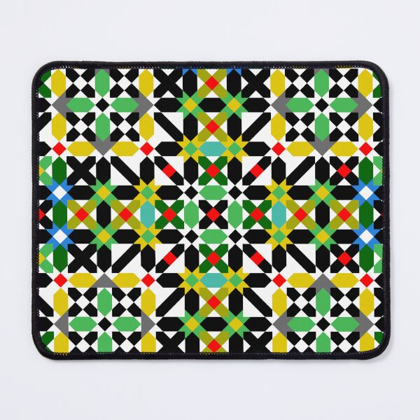 Item preview, Vibrant Multicolored Geometric Mosaic Pattern designed and sold by Tarjiart.
