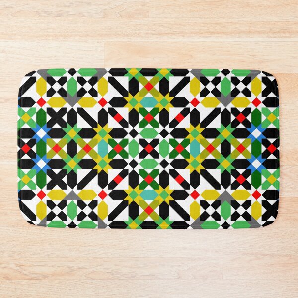 Item preview, Vibrant Multicolored Geometric Mosaic Pattern designed and sold by Tarjiart.