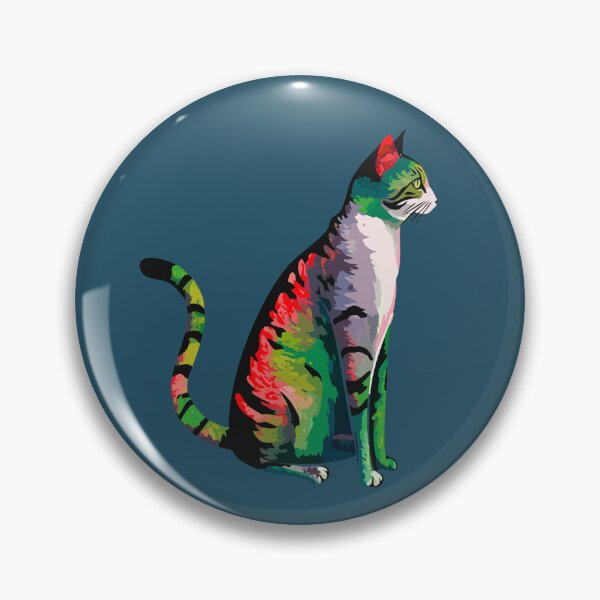 Item preview, watermelon cat designed and sold by Dina Akselrod.