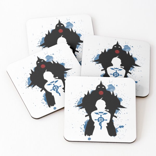 Item preview, Fullmetal Alchemist Brotherhood Silhouette Art – Edward & Alphonse Elric designed and sold by 32BlackRoses.