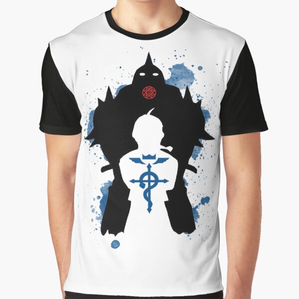 Item preview, Fullmetal Alchemist Brotherhood Silhouette Art – Edward & Alphonse Elric designed and sold by 32BlackRoses.
