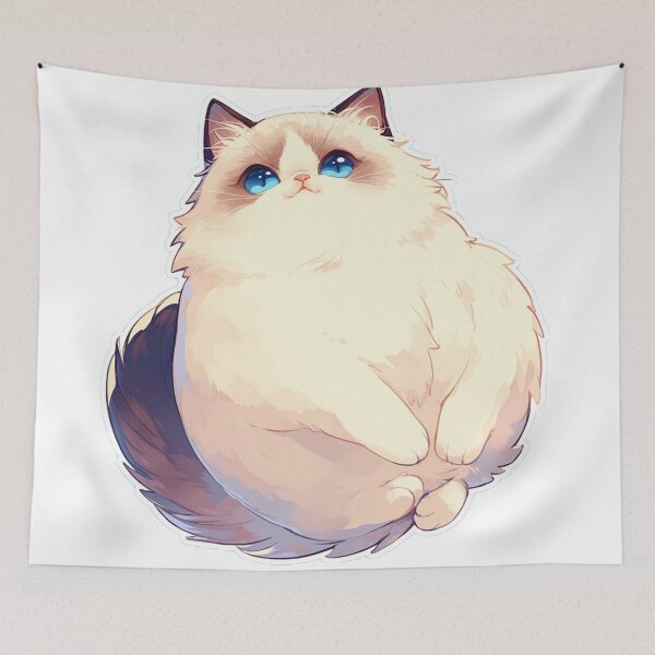 Item preview, Cute cartoon kitten designed and sold by Stickermagician.