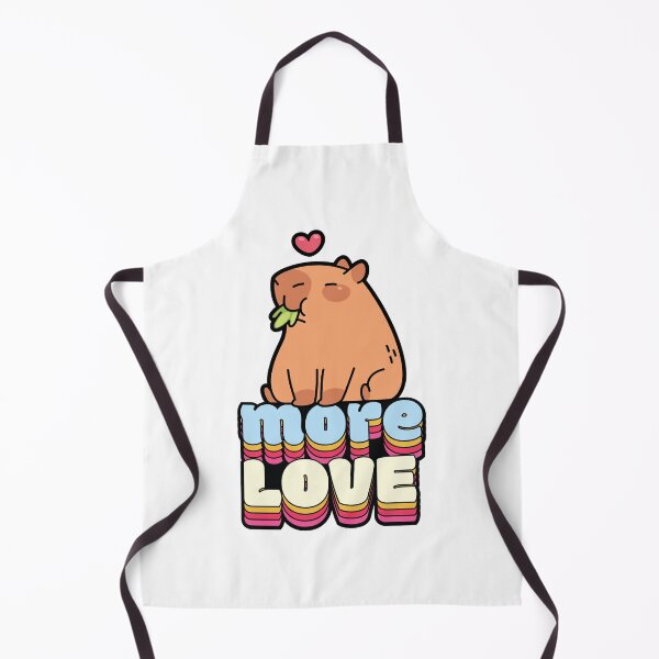 Item preview, Cute Capybara Spreading More Love Positivity designed and sold by chillaxcats.
