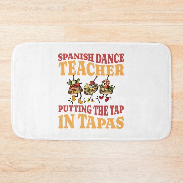 Item preview, Spanish dance teacher putting the tap in tapas designed and sold by BritishDelights.