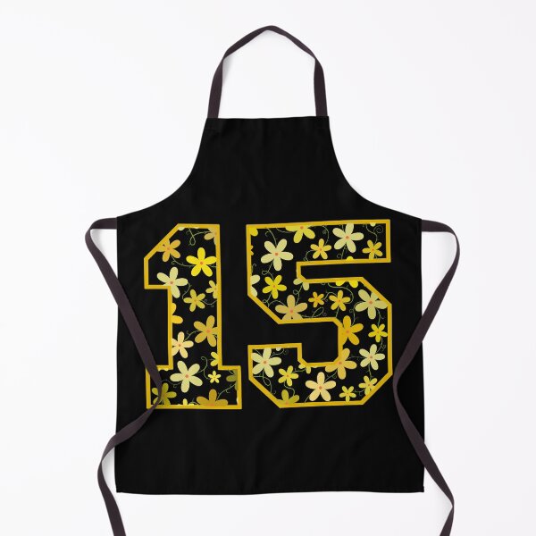 Item preview, Varsity Number Floral 15 designed and sold by rogue-design.