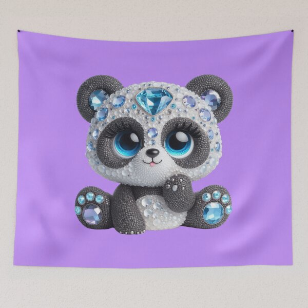Item preview, Bejeweled Panda 9 designed and sold by PANDALOVEART.