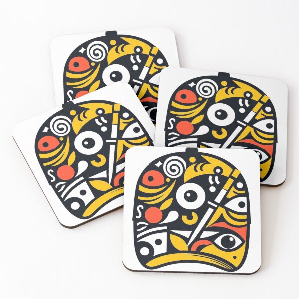 Item preview, "Bold Cubist Art – Fernand Léger Inspired Design" designed and sold by TwoDotsStudio.