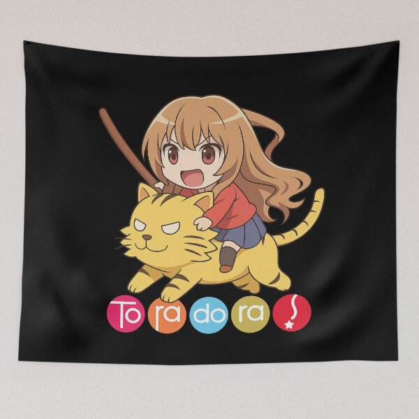 Item preview, Taiga Aisaka Chibi Riding Tiger – Toradora! Cute Anime Design designed and sold by 32BlackRoses.
