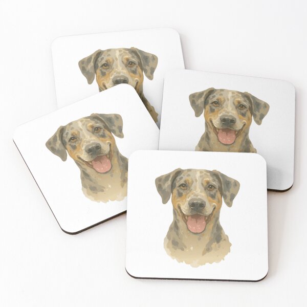 Item preview, Watercolor Catahoula Leopard Dog  designed and sold by printmala.