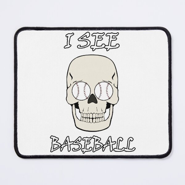 Item preview, Funny Skull with Baseball Eyes designed and sold by Jaudaux Designs.