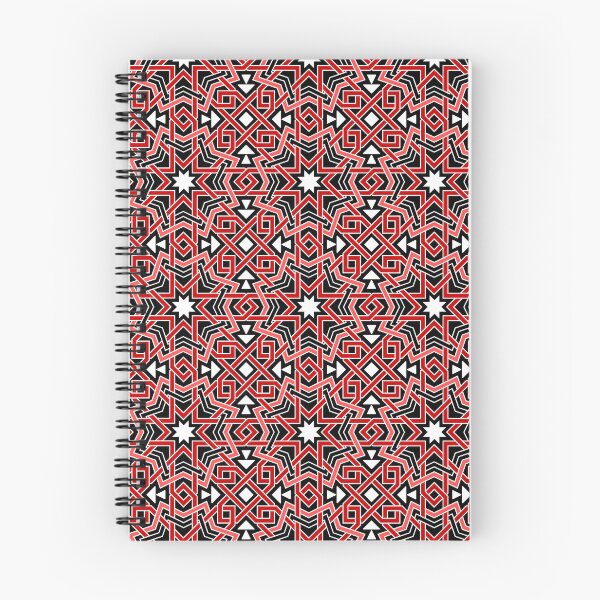 Item preview, Intricate Red Islamic Geometric Design designed and sold by Tarjiart.