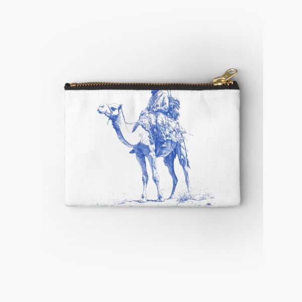 Item preview, Nomadic Journey – Arab Man Riding Camel Through the Desert designed and sold by StickerStudioHQ.