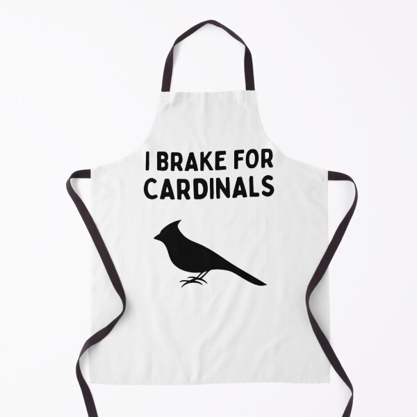 Item preview, Funny Bird Watching (I Brake For Cardinals) / Gift for Bird Lovers, Gift for Birdwatchers & Ornithologist - Black designed and sold by SabbaticalSteve.