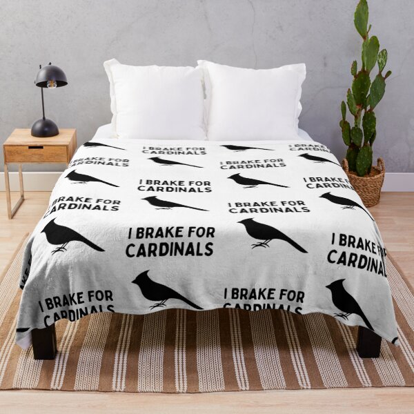 Item preview, Funny Bird Watching (I Brake For Cardinals) / Gift for Bird Lovers, Gift for Birdwatchers & Ornithologist - Black designed and sold by SabbaticalSteve.